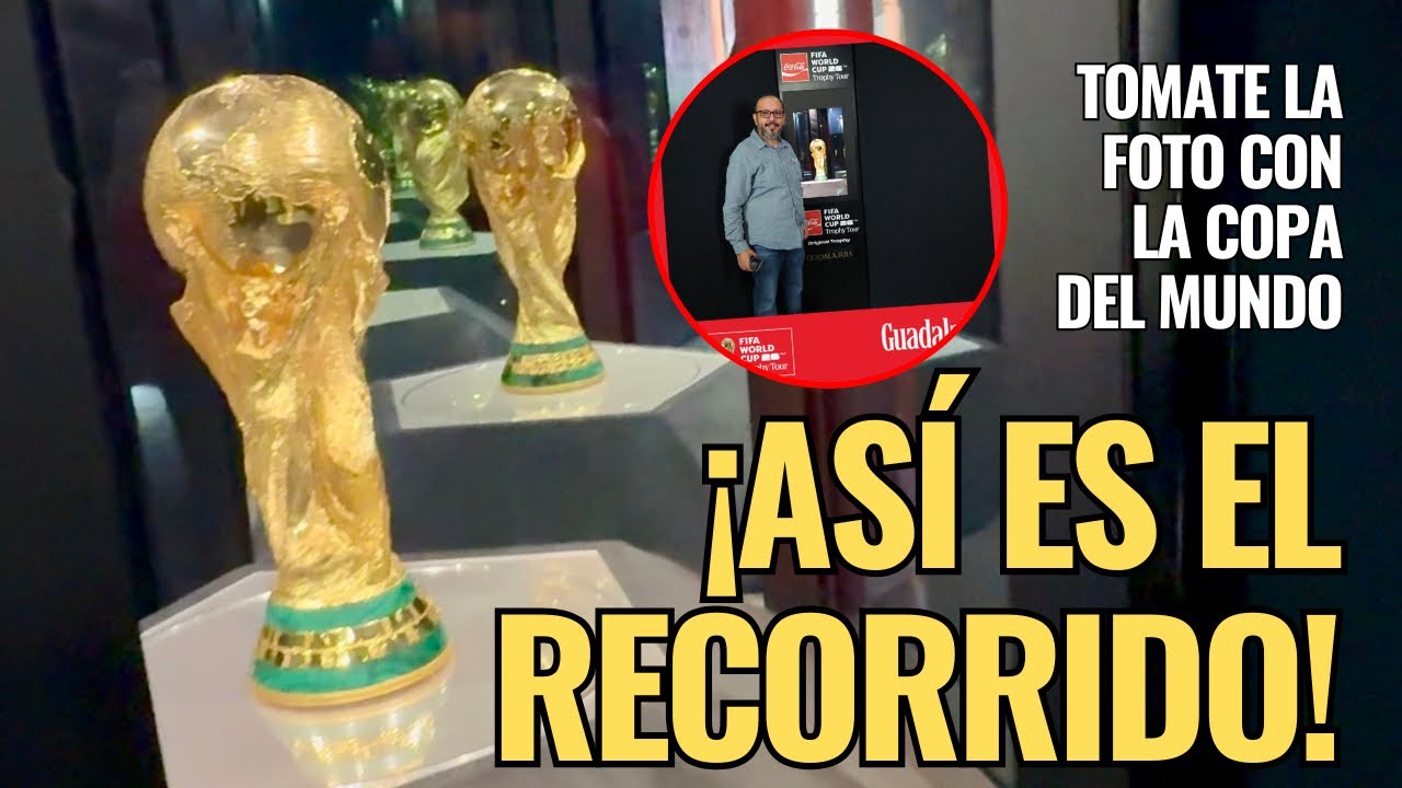 🚨🔥 ¡ASÍ es el RECORRIDO para la FOTO con la COPA del MUNDO en casa de CHIVAS! 🔥🚨