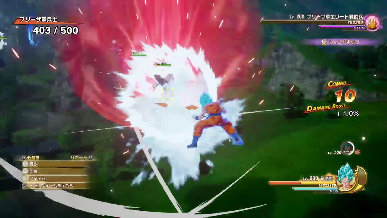 DRAGON BALL ZKAKAROT追加ストーリーゴッド後編ピッコロさん達ダメージ力1なので修行しつつプレーします。