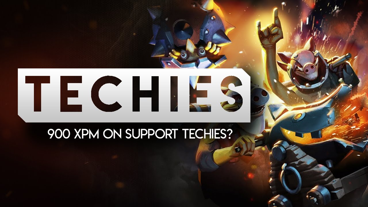 AMAZING TECHIES GAME -- 900 XPM on Support TECHIES? --7k AVG Ranked Full Match