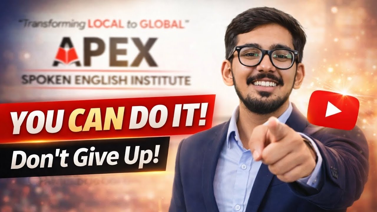 Encouraging students for speaking competition @ApexSpokenEnglishInstitute 