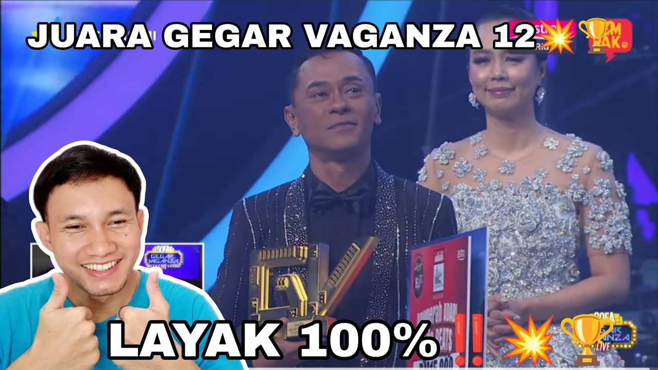 JUARA GEGAR VAGANZA 12 - ISKANDAR ISMAIL 🇮🇩 Reaction || Kayak Banget Juara ‼️🏆