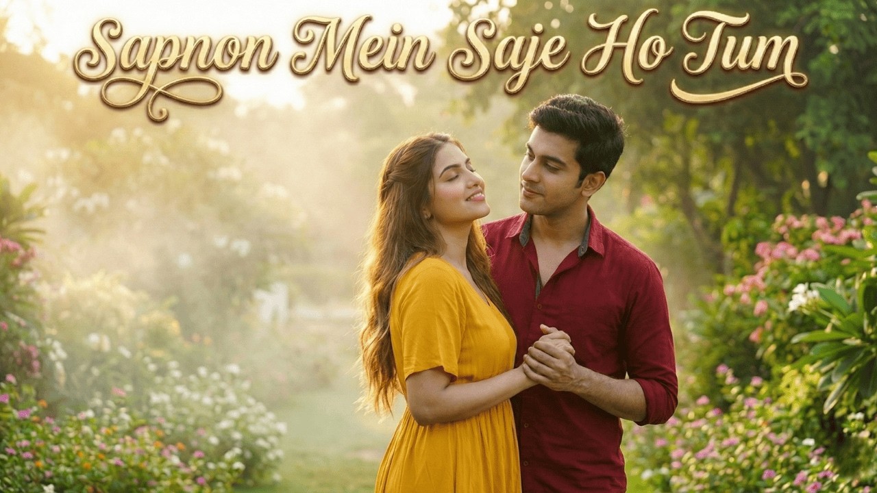 💞💘 90's Vibe Bollywood style Romantic Song | Sapno Mein Saje Ho Tum | Soulful Hindi Romantic Song