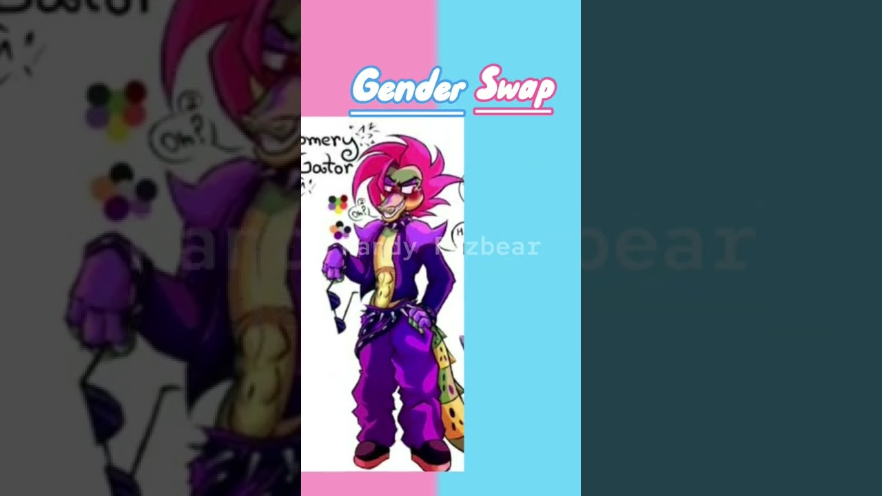 Gender Swap Security breach#fnaf#shorts#securitybreach#genderswap#fandyfazbear