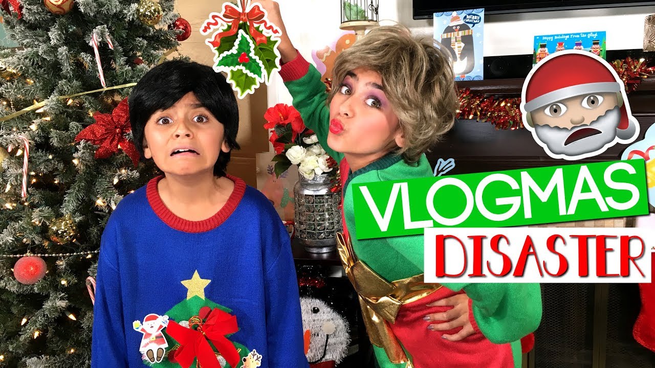 Miss Mom Vlogmas - Christmas Vlogs Disaster - Funny Skits // GEM Sisters