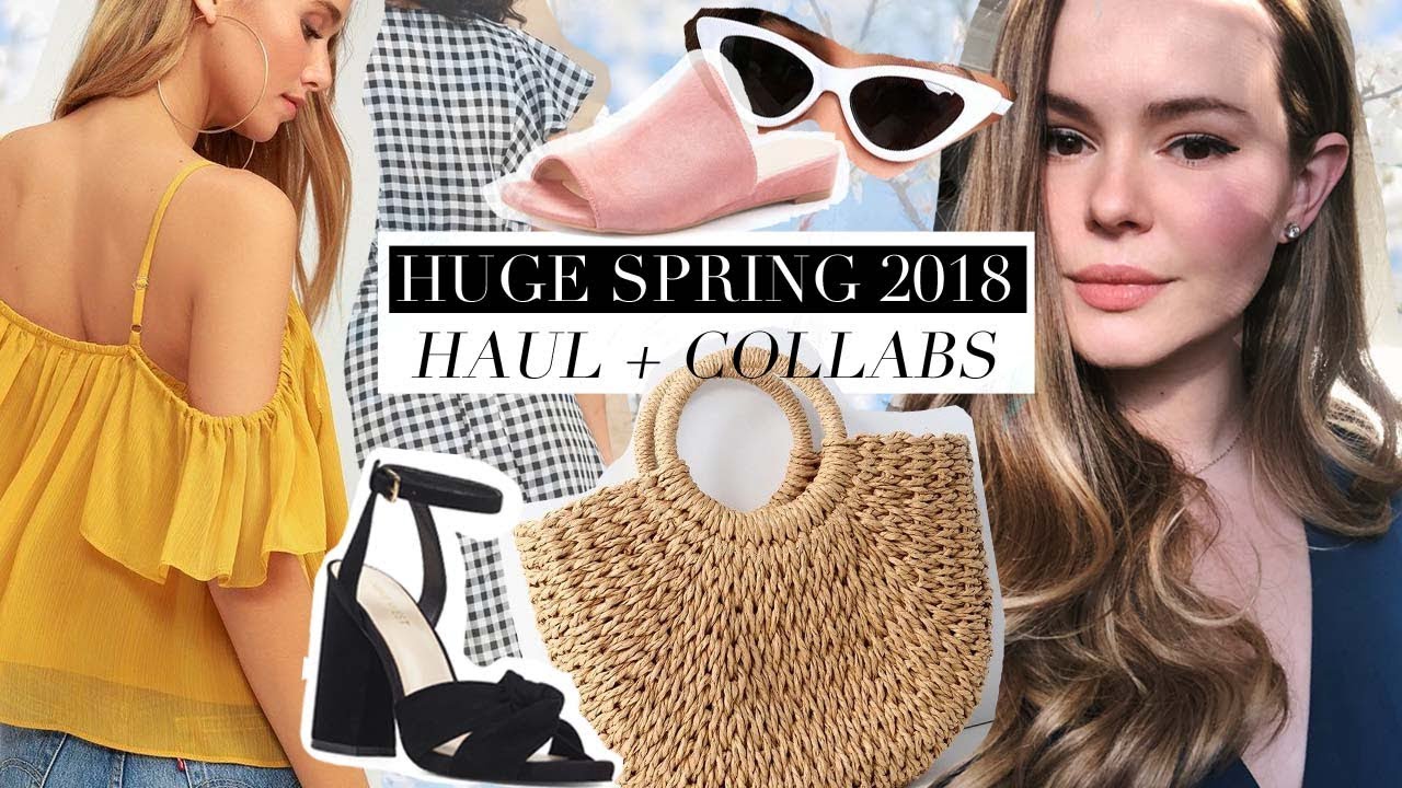 HUGE SPRING 2018 HAUL + COLLABS | looksbylinds