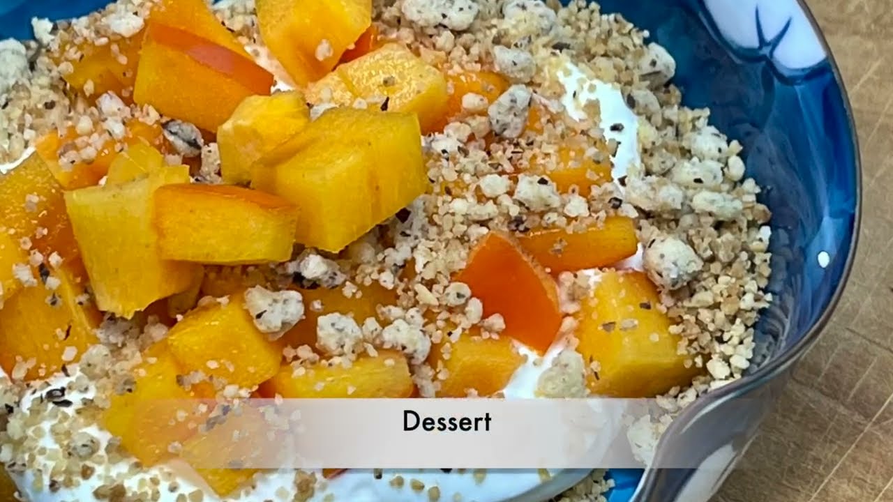 Kaki auf 3 Arten zubereitet Rezept selber machen Sharon Frucht Persimone