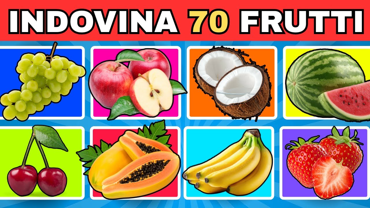 Indovina il Frutto in 3 Secondi! 🥝🍓🍌 (70 Tipi Diversi)