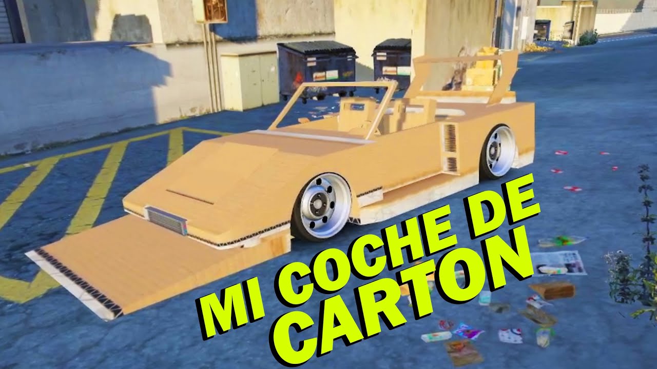 Fabrico un Carro de Cartón con motor V12 GTA RP