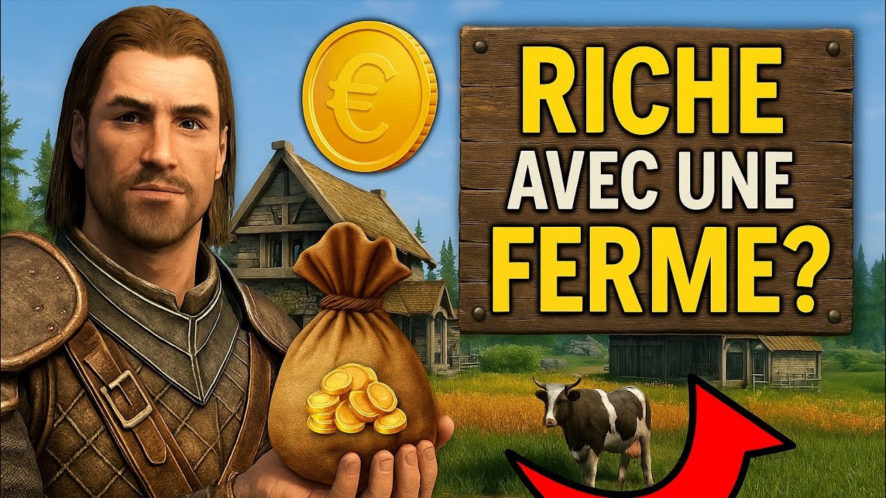 TUTO SKYRIM 2025 DEVENIR RICHE GRÂCE À UNE FERME ￼✅💰