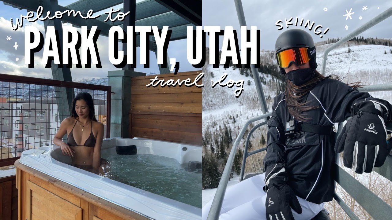 UTAH VLOG | Ski Trip, Exploring Park City + Hotel w/ the BEST Views!