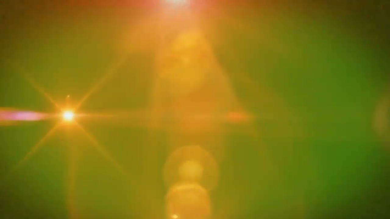 FREE No Copyright Lens Flare Green Screen Template