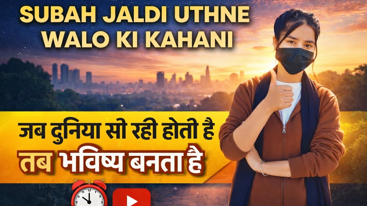 Subah Jaldi Uthne Walo Ki Kahani | 5 AM Success Motivation Story | Morning Motivation Hindi