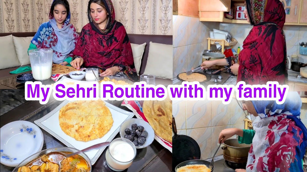 First Sehri Preparation Vlog - Ramzan Mubarak 🌙