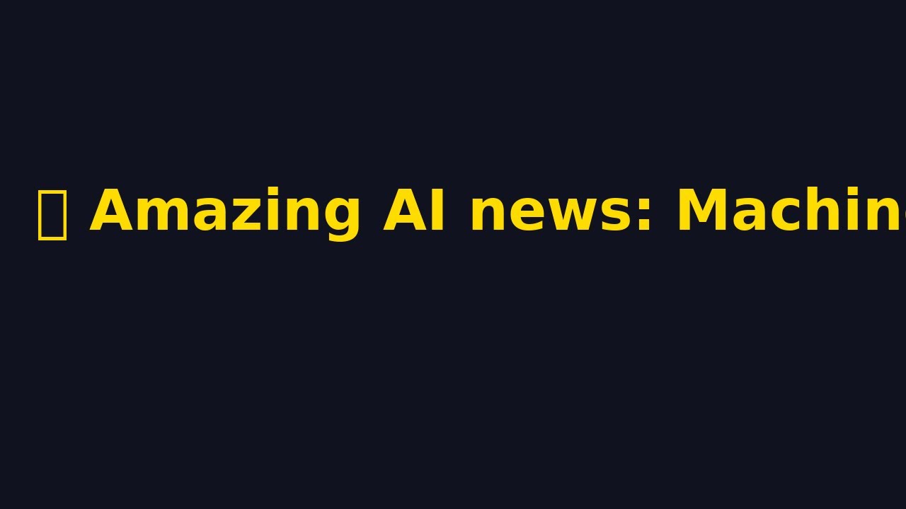 Amazing AI news: Machine learning is predicting diseases earlier than doctors.