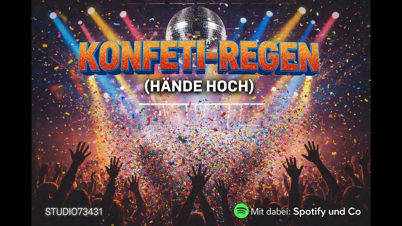 KONFETTI-REGEN (H&auml;nde hoch!)  | Der ultimative Faschings-Hit 2026 (Official Audio) #fasching #party