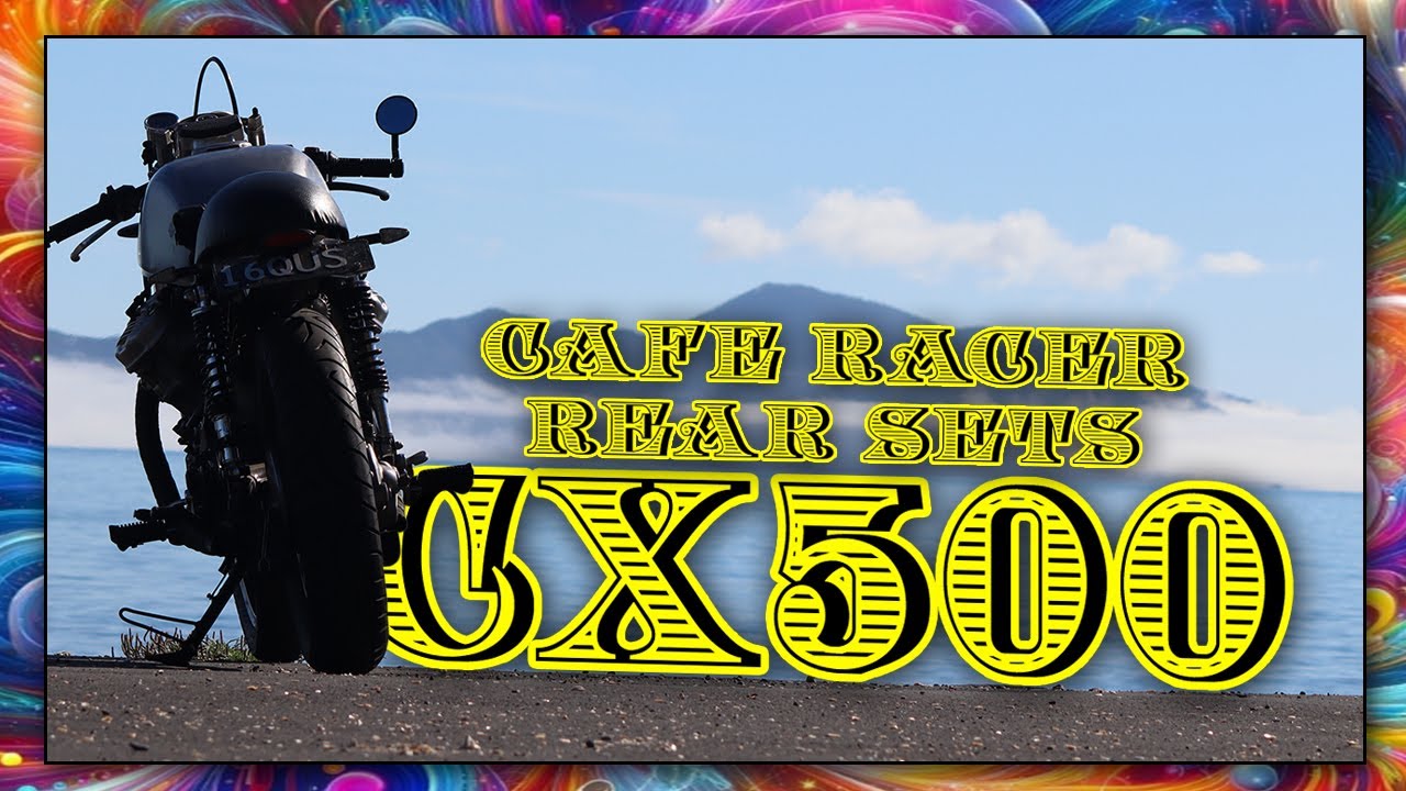 Cheap, Easy and Fast Cafe Racer Rear Sets! | 1979 Honda CX500 (GL400) | Denway
