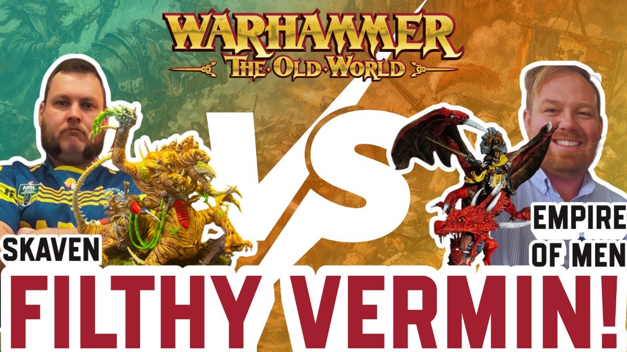 Skaven vs Empire of Men: Warhammer The Old World (2000 point Time Lapse Battle Report)