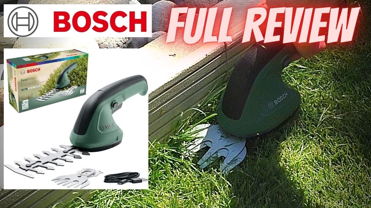 Аккумуляторный триммер/кусторез BOSCH Easy Shear. (Обзор 2021 г.)