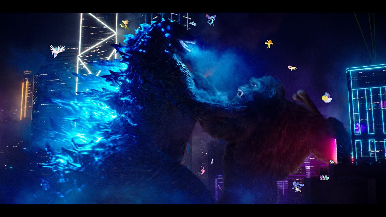 Ponies watch Godzilla vs Kong - Part 2