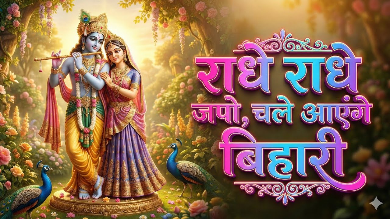 Radhe Radhe Japo👏 Chale Ayenge 🤗Bihari || @TSeriesBhaktiSagar #krishnabhajan #bhajan  