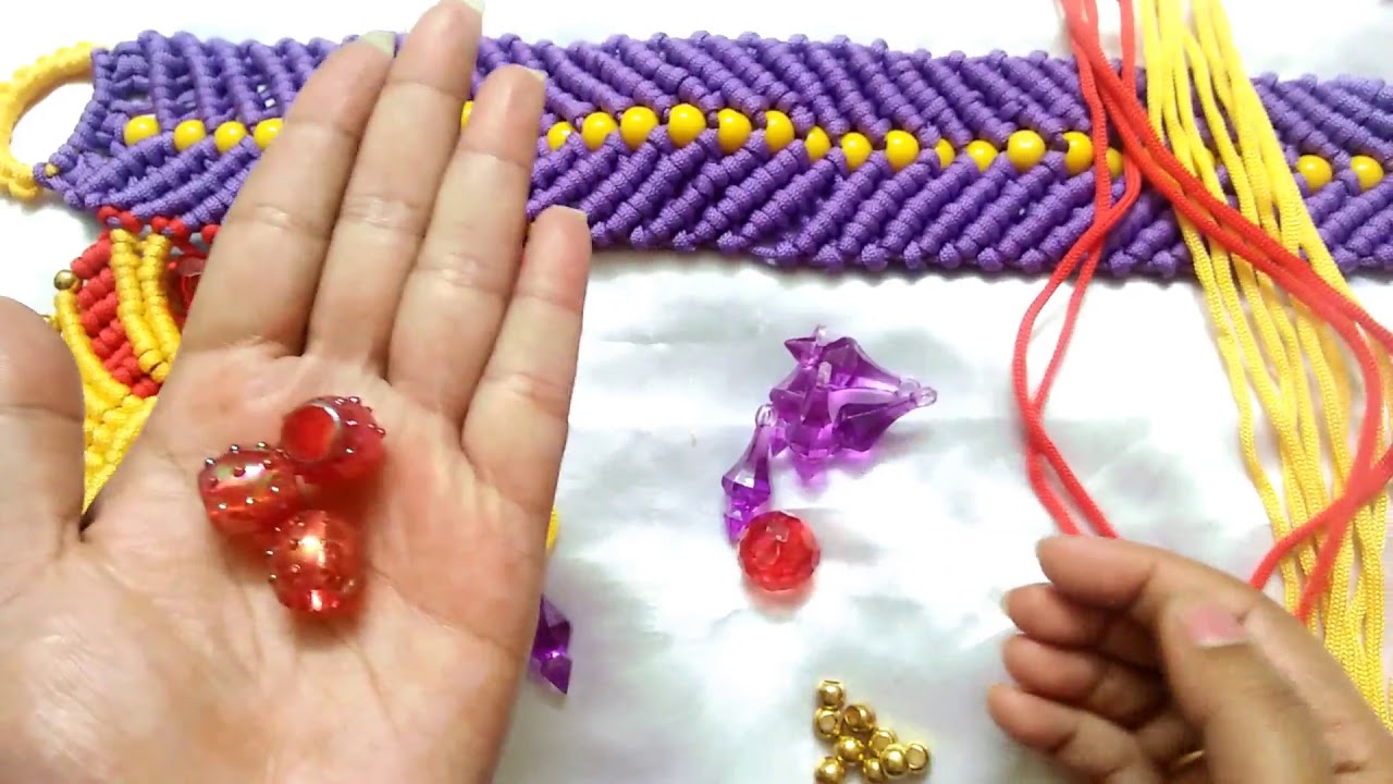 DIY New design Macrame toran tutorial in Hindi