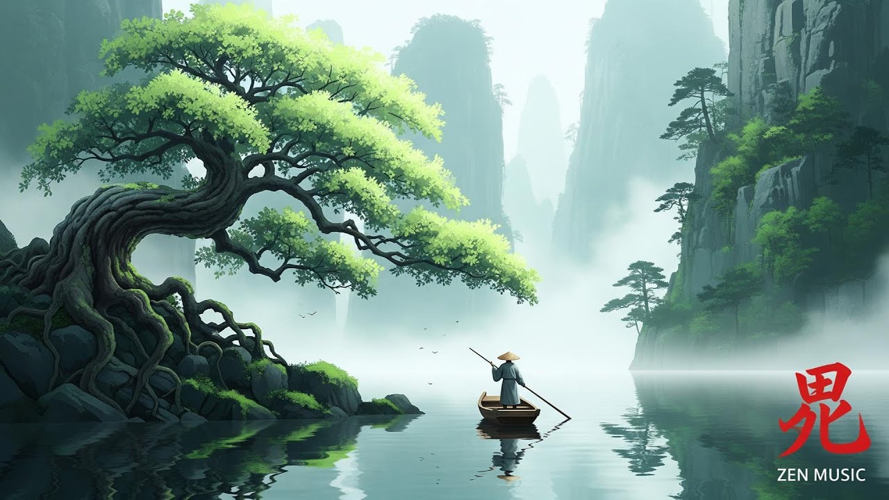 Zen 禅意音乐 | Peaceful Relaxation 宁静放松 | Relaxing And Meditation #ChineseFlute #SleepMusic #StudyMusic