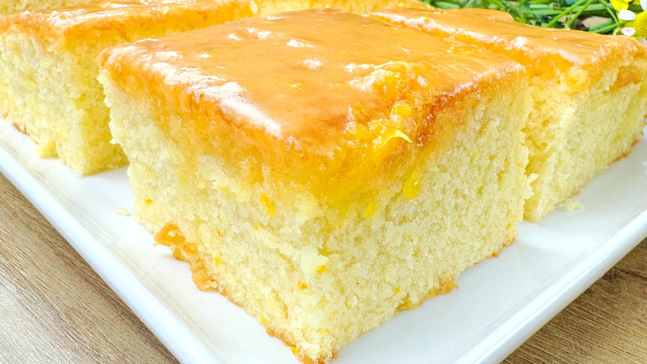Quick and Delicious Cake - Orange Cake Recipe! You Will Make This Cake Every Day!