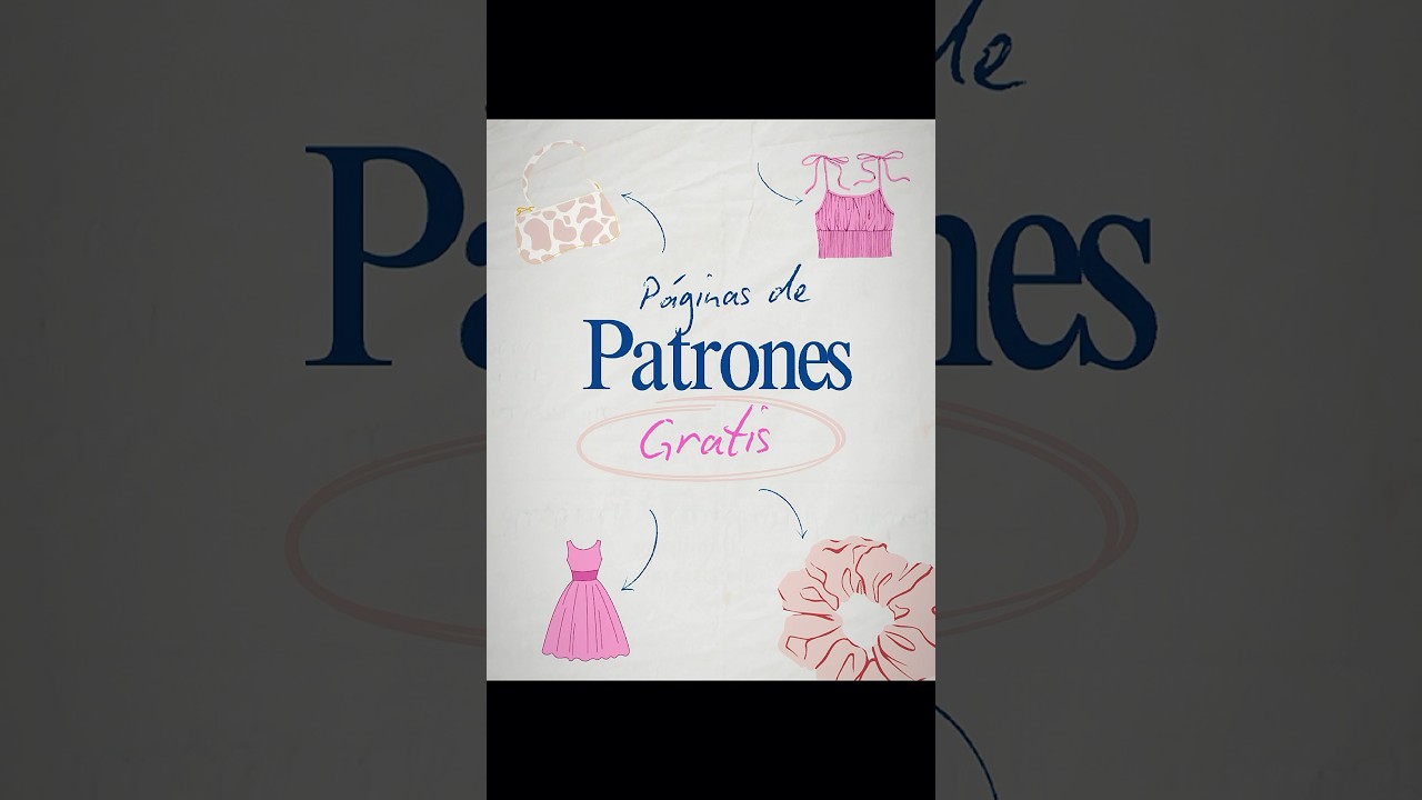 5 p&aacute;ginas para descargar patrones GRATIS | Costura DIY #patronesgratis #costura #diyropa