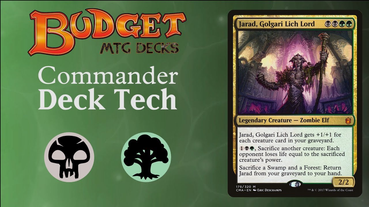 Budget Jarad, Golgari Lich Lord - EDH/Commander GRAVEYARD