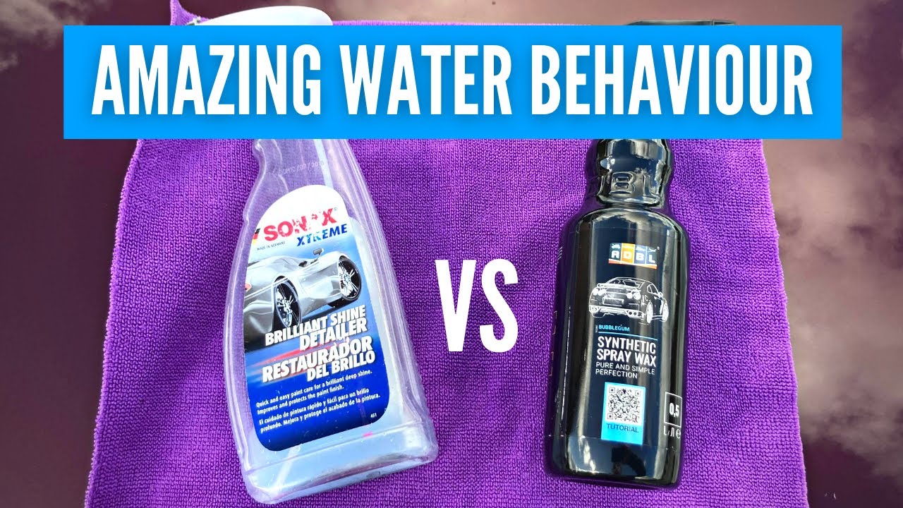 Glossier Version of Sonax BSD? ADBL Synthetic Spray Wax vs Sonax Brilliant Shine Detailer