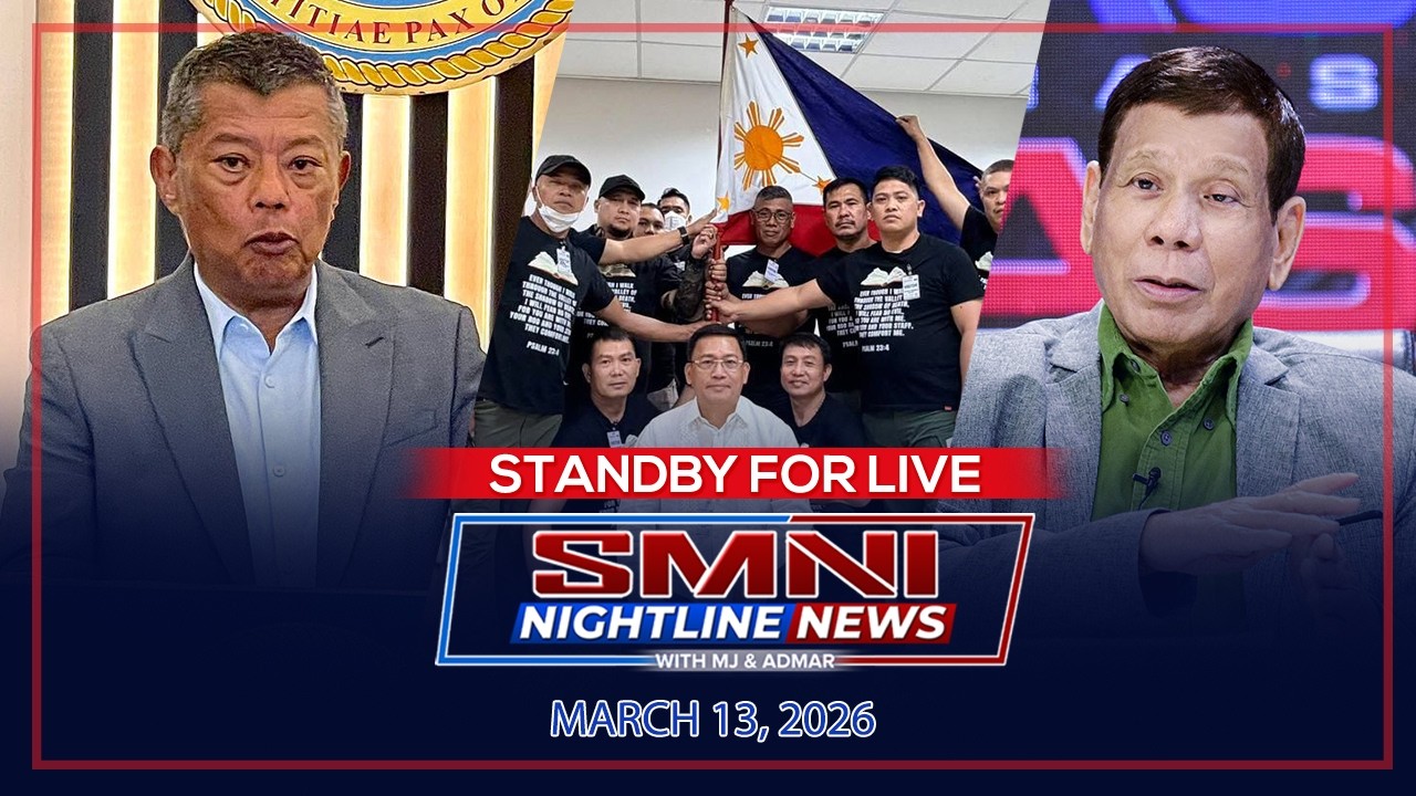 SMNI Nightline News with Admar Vilando | March 13, 2026 – Biyernes