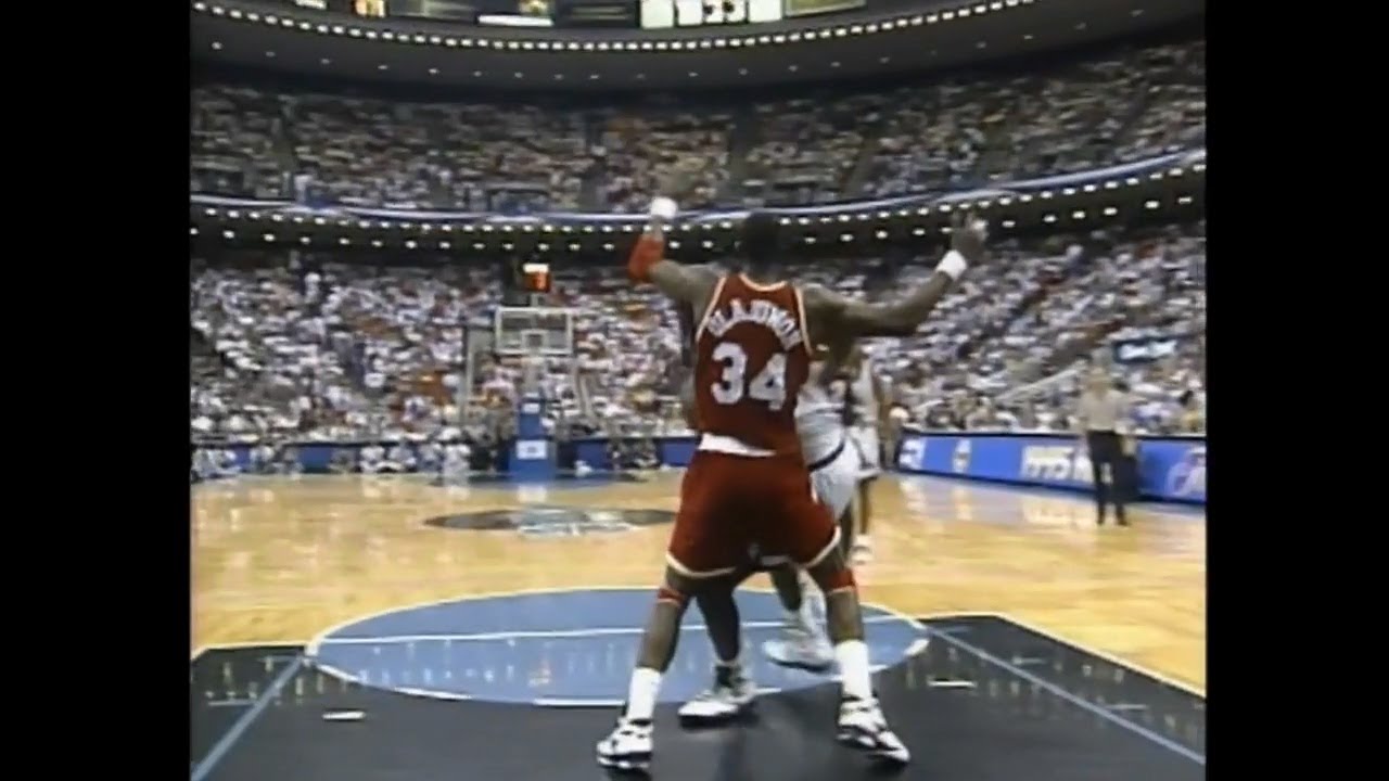 Hakeem Olajuwon Defense on Shaquille O'Neal | 1995 NBA Finals