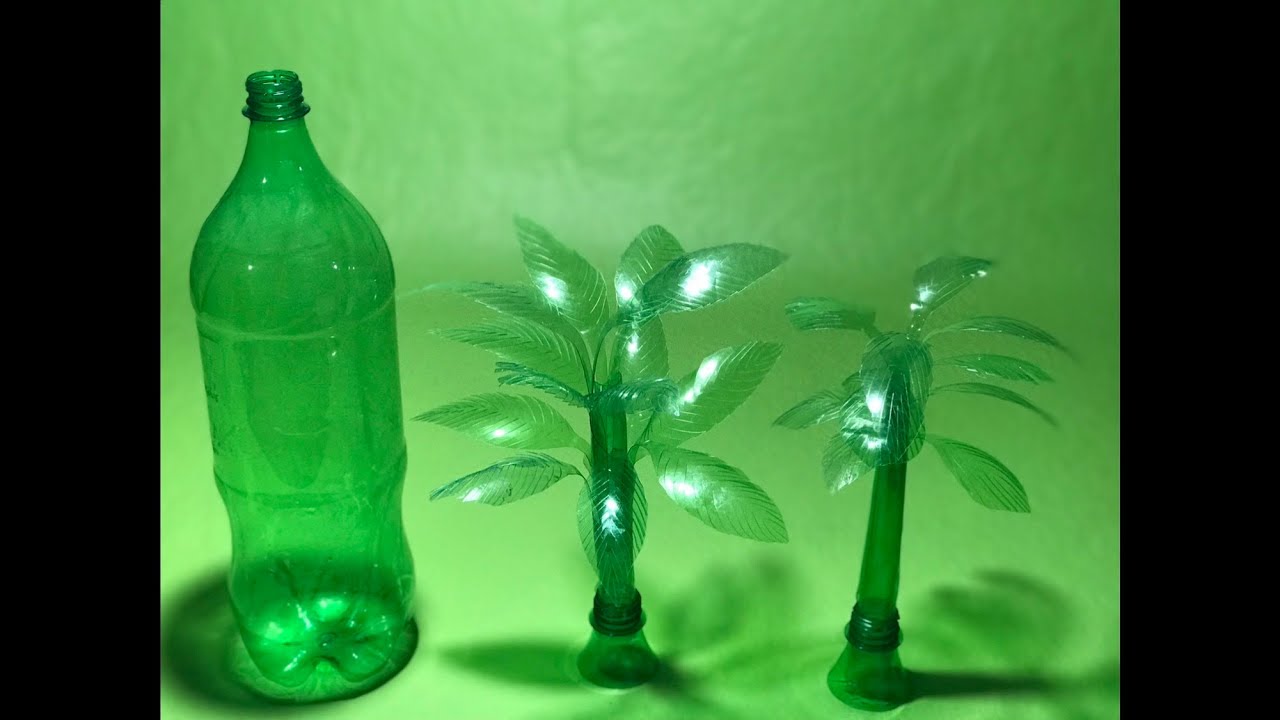 COQUEIRO DE GARRAFA PET - ARTESANATO COM GARRAFA PET - RECICLAGEM COM GARRAFA PET.