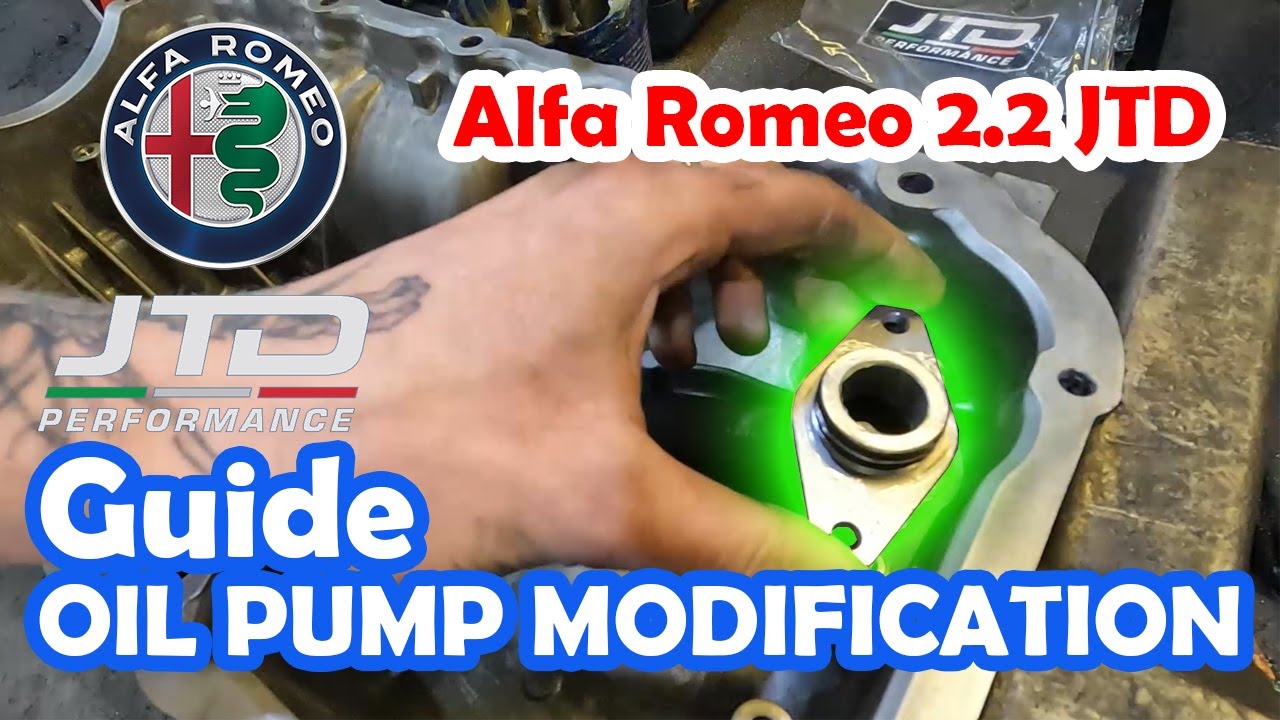 GIULIA / STELVIO 2.2 JTD OIL LIGHT FIX - OIL Pump MODIFICATION guide