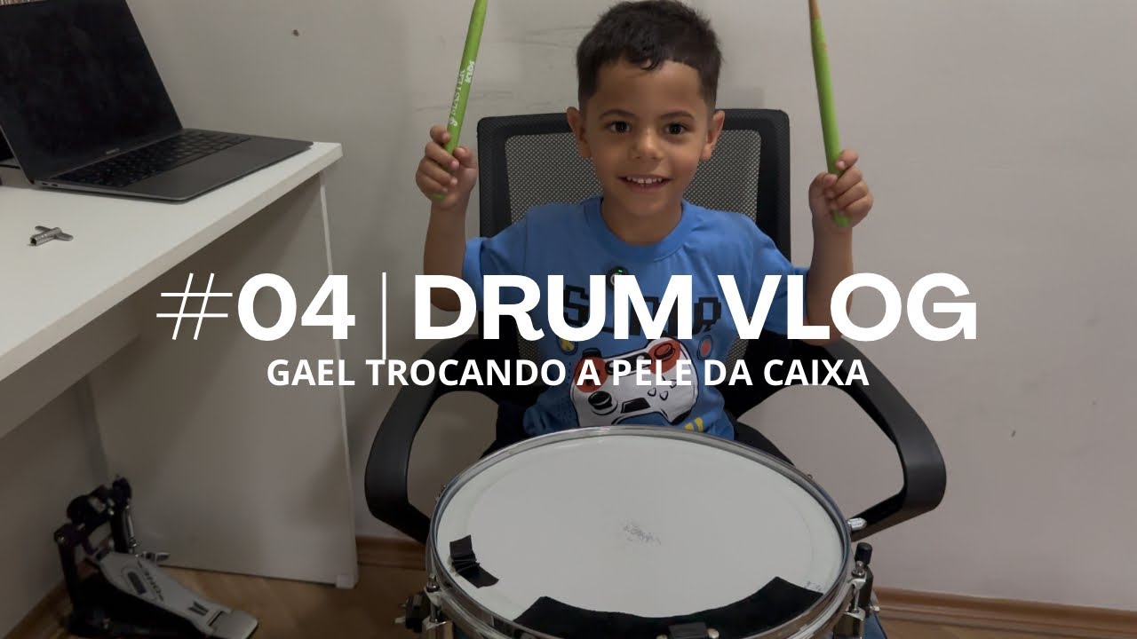 DRUM VLOG | #04 - COMO TROCAR A PELE DA SUA CAIXA