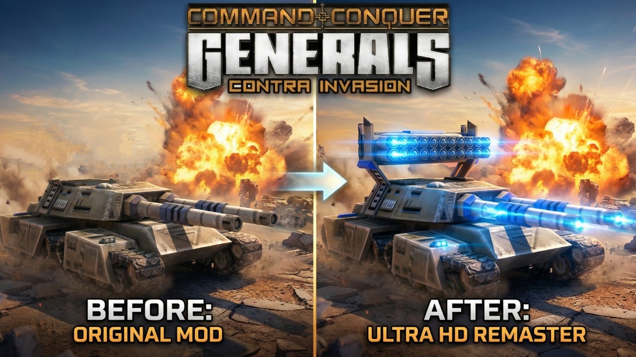 Command & Conquer Generals: Contra Invasion – Они обновили ЛУЧШИЙ танк, и он ПОТРЯСАЮЩИЙ!