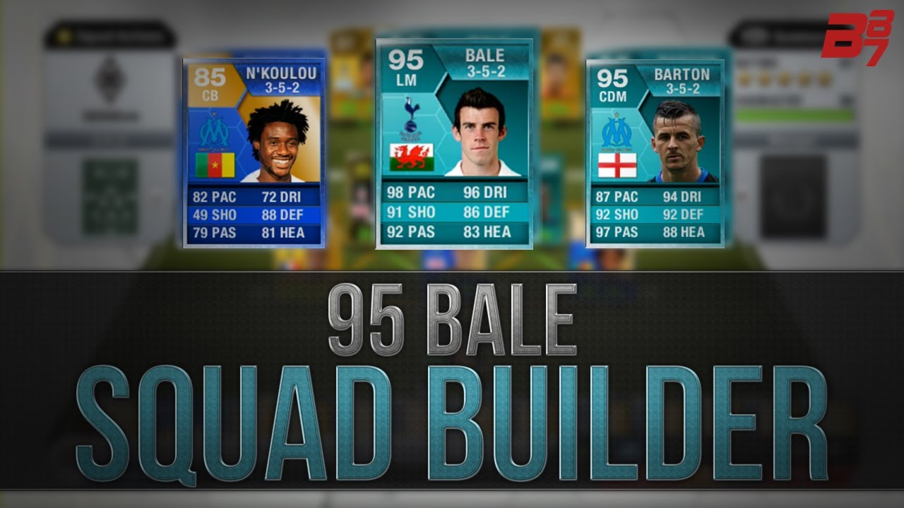 THE MOST EXPENSIVE SQUAD BUILDER EVER! 95 BALE PLAYER CARD ft 95 BARTON! | Fifa Ultimate Team