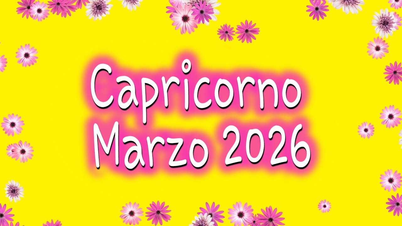 Capricorno Oroscopo Marzo ☔️🌷Tarocchi e Astrologia Evolutiva🔮✨️