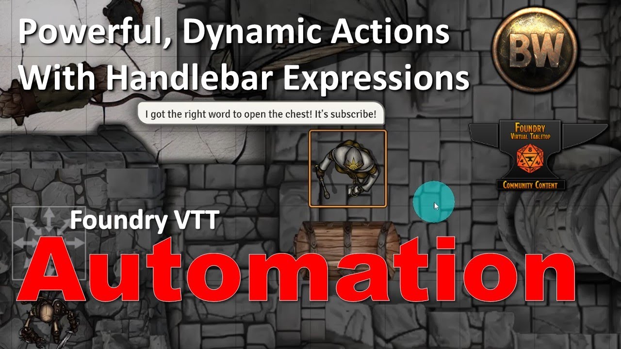 Automating Foundry: What are Handlebar Expressions? Powerful, Dynamic Data!