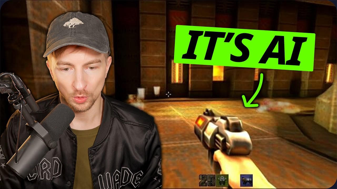 THIS IS WILD 😲 FULLY AI GENERATED VIDEO GAMES (Quake 2)