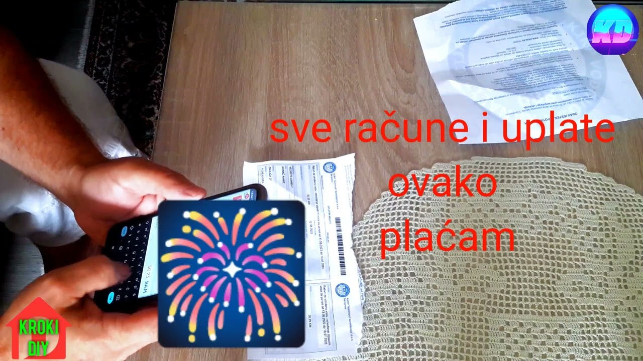 Mobilno bankarstvo / Plaćanje računa preko aplikacije /Kroki DIY