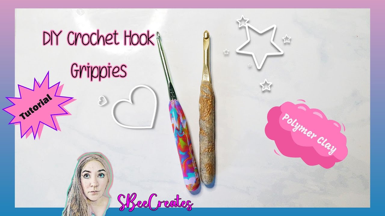 These Are The BEST polymer clay crochet hooks for ergonomic crocheting!
