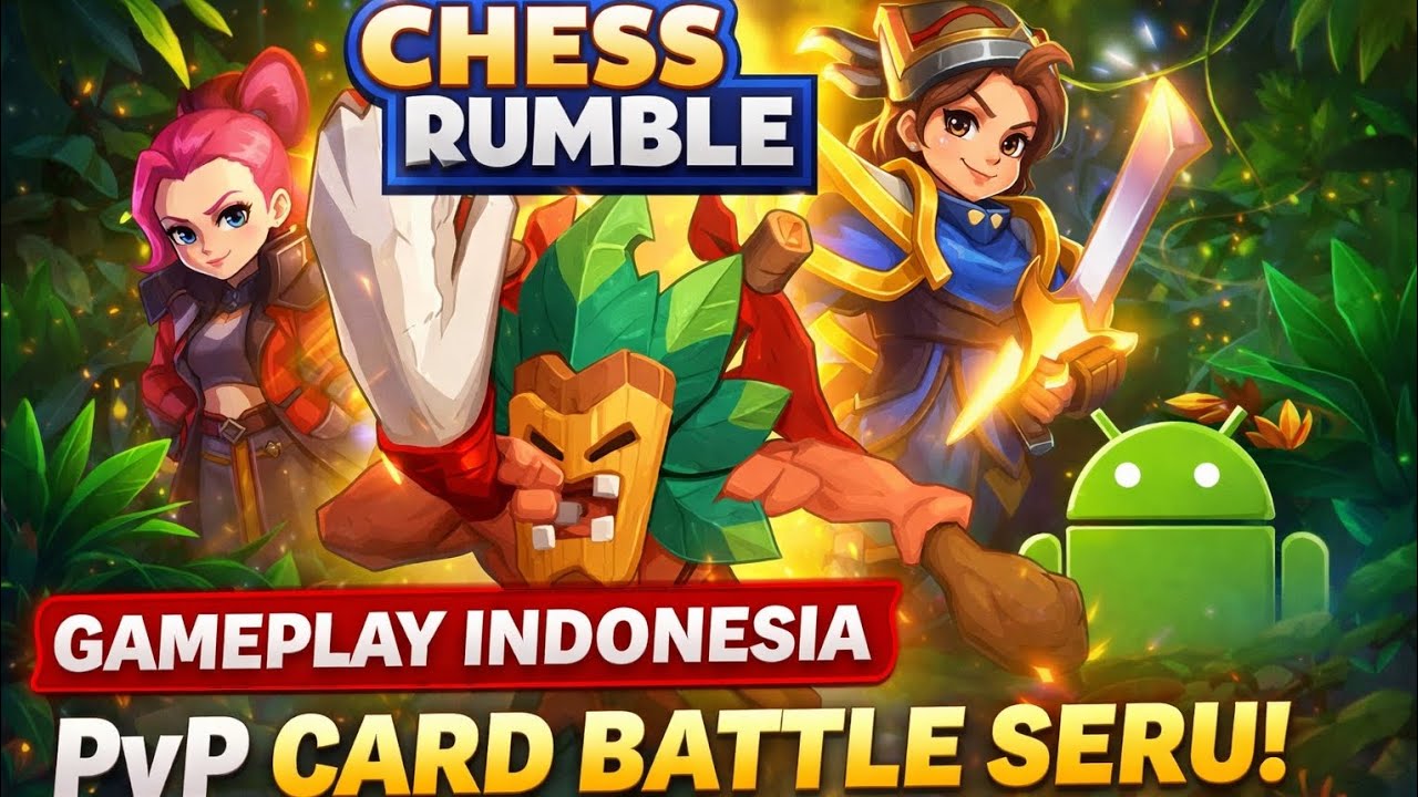 Chess Rumble Gameplay Indonesia 🔥 PvP Card Battle Strategi Catur Paling Seru di Android!