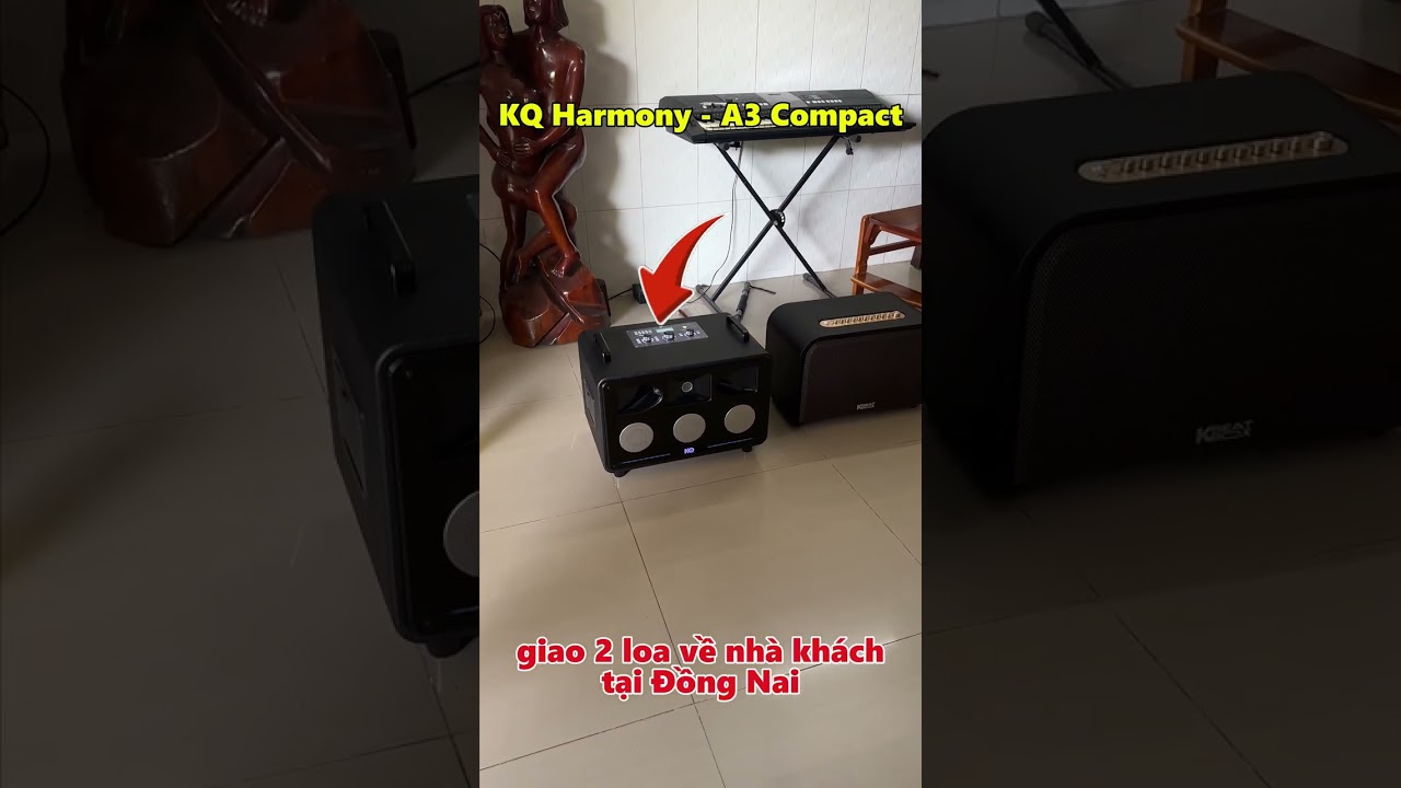 Acoustic 3 Compact và KQ Harmony giao đến tận nhà Khách hàng test 2 mẫu loa xách tay HOT 