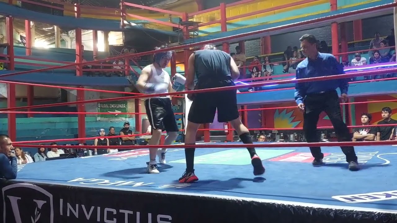 Box, Round1,2,3, Luis careta roja vs Diamante careta azul, 21-Febrero-2026.
