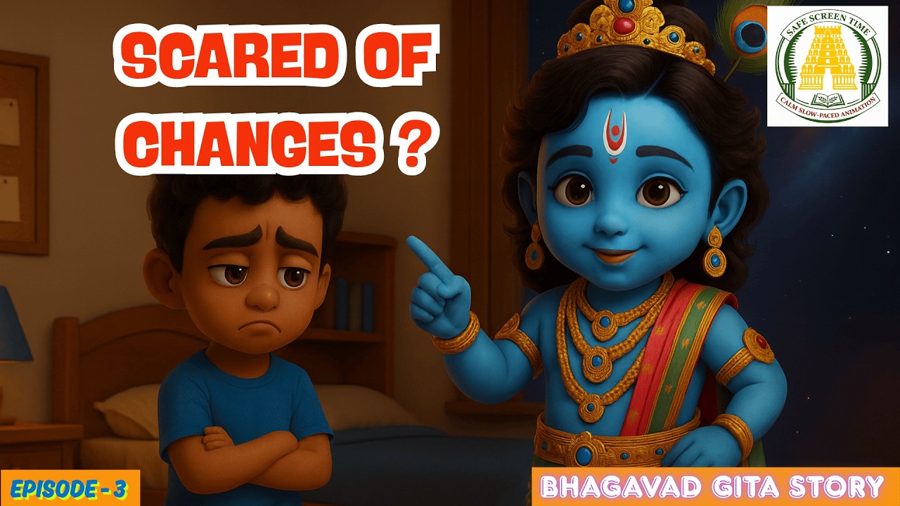 Embrace Change | Krishna & Arjuna Kids Story | Bhagavad Gita Moral Story for Childrens & Toddlers