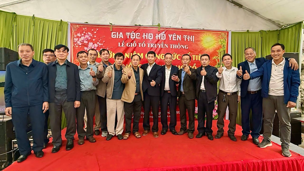 Lễ giỗ tổ truyền thống: Gia tộc Họ Hồ Yên Thị Yên Lãng Hà Nội