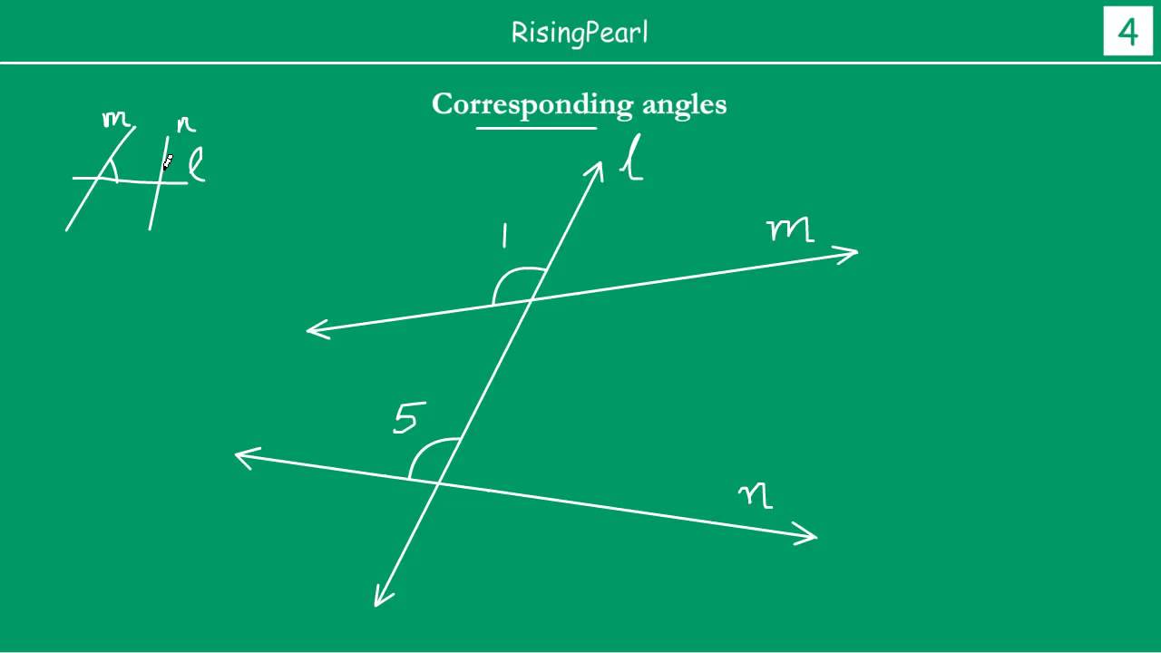A pair of lines and a transversal
