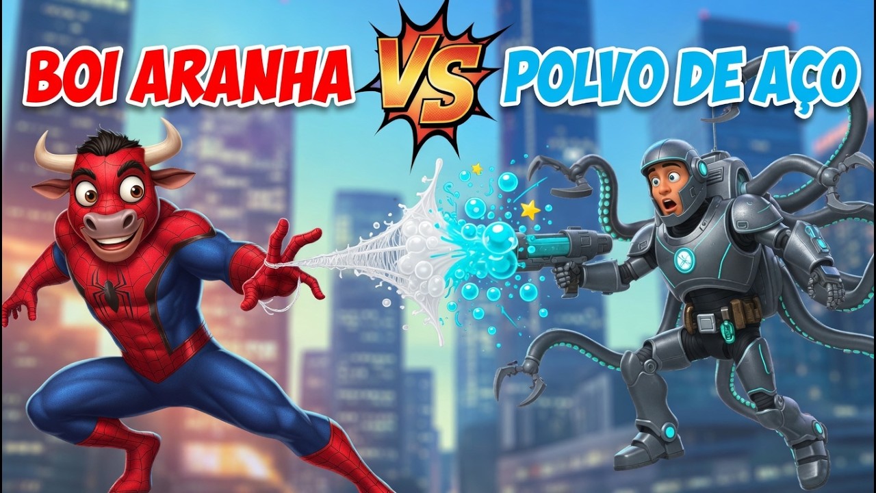 BOI ARANHA vs OCTOPUS | Polvo de Aço! | Zee Zero Kids
