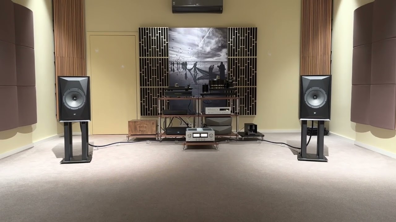 Amazing sound from Mofi Speaker and Luxman Electronics